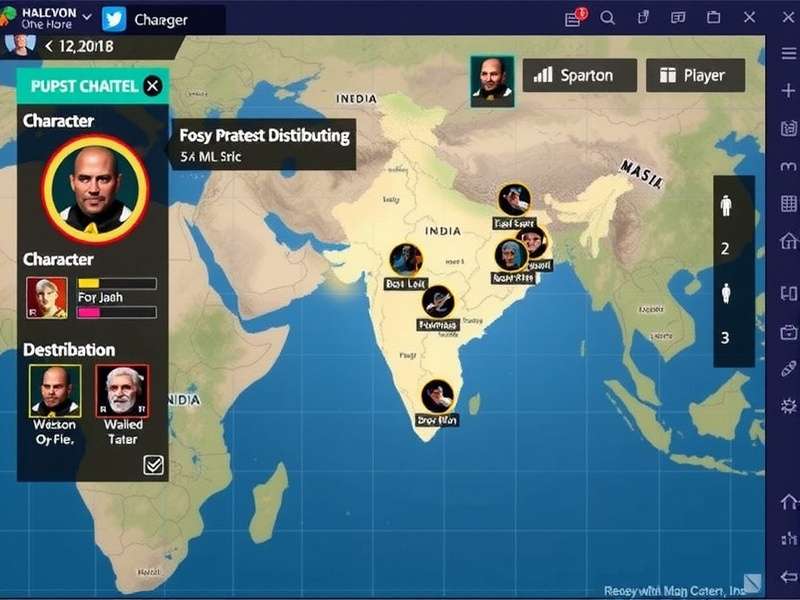 Mighty Dynamo Glory player distribution map across India